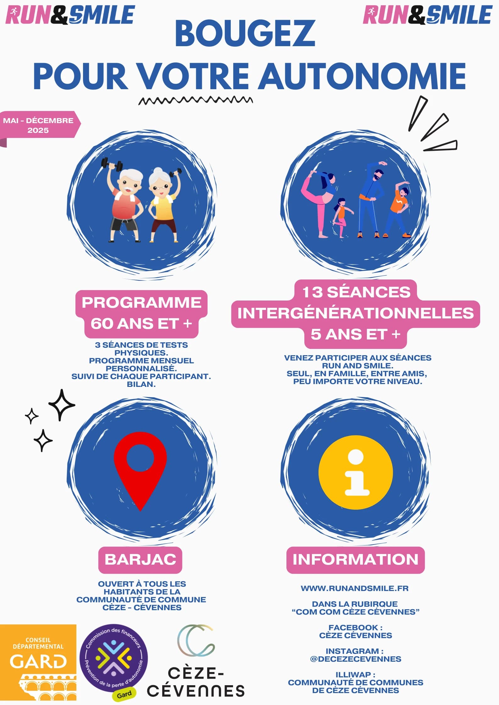 Affiche du programme de prévention de la perte d'autonomie